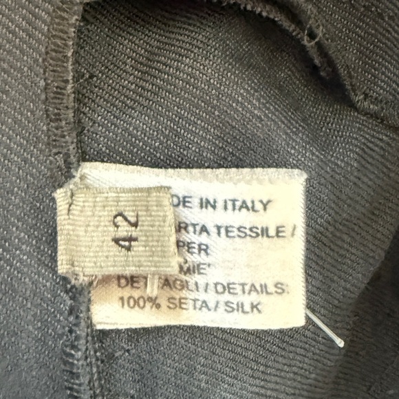 Bottega Veneta Luxury Gray A-Line Embellished Belted Pleated Skirt - Picture 11 of 13